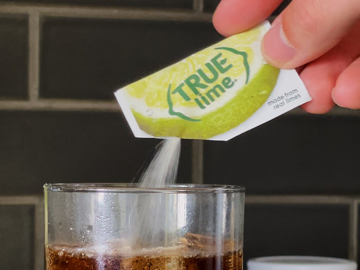 Dirty Soda with True Lime and Heavy Cream