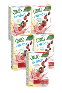 True Lemon Energy Wild Cherry Cranberry 5-Pack Hydration Kit.