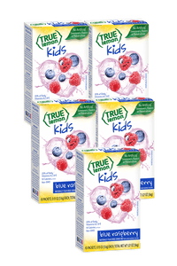 True Lemon Kids Blue Raspberry 5-Pack Hydration Kit.