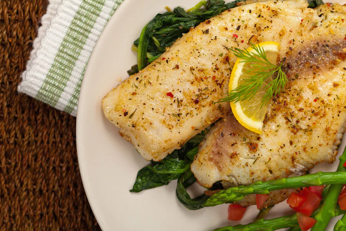 Baked Tilapia with True Lime Garlic and Cilantro