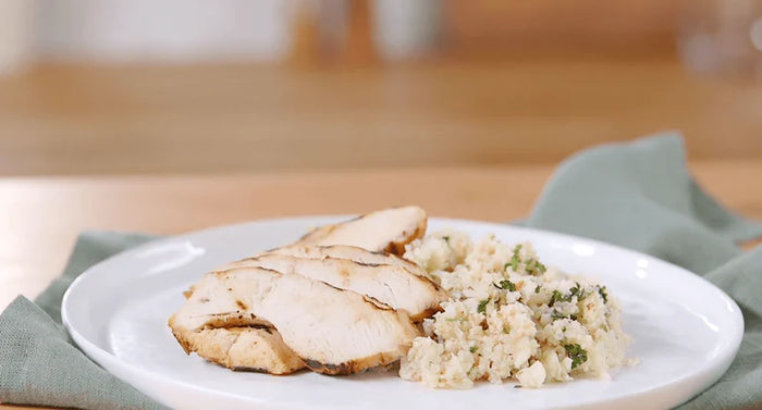 True Lime Grilled Chicken with Coconut-True Lime Cauliflower Rice