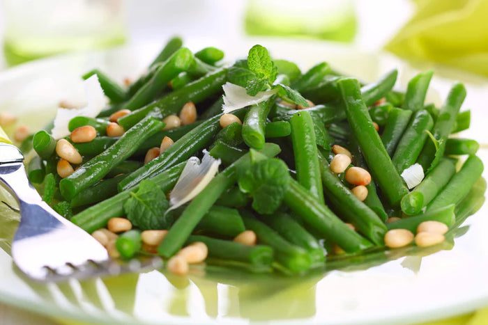 Green Beans with True Lemon and Pine Nuts