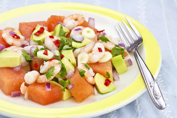 Thai Salad With Sweet & Spicy Shrimp