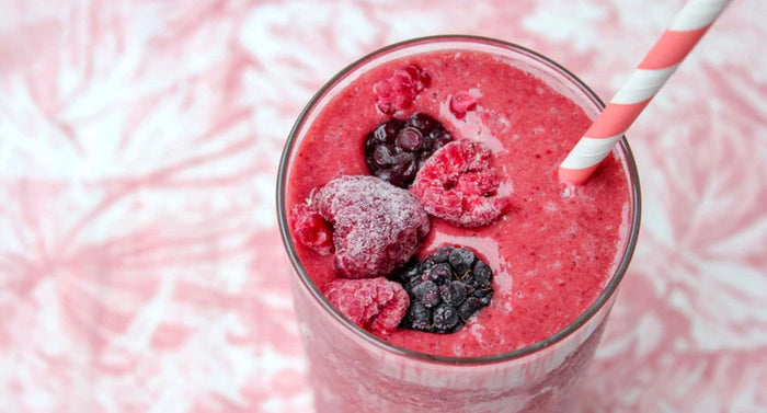 Morning Mixed Berry Coffee Smoothie