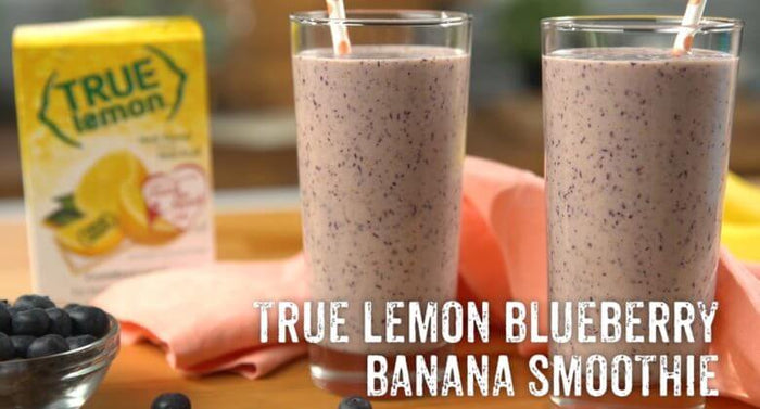 True Lemon Blueberry Banana Smoothie Video