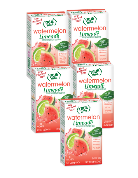 5 Pack of True Lime Watermelon Limeade