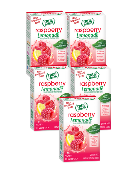 5 Pack of True Lemon Raspberry Lemonade