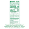 Kids fruit punch nutrition label