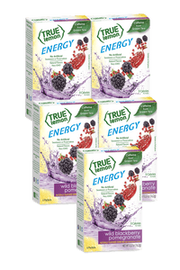 True Lemon Energy Wild Blackberry Pomegranate 5-Pack Hydration Kit.