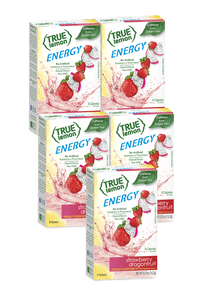 True Lemon Energy Strawberry Dragonfruit 5-Pack Hydration Kit.