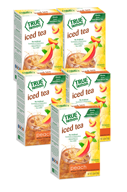 5-pack-of-true-lemon-peach-iced-tea-drink-mixes